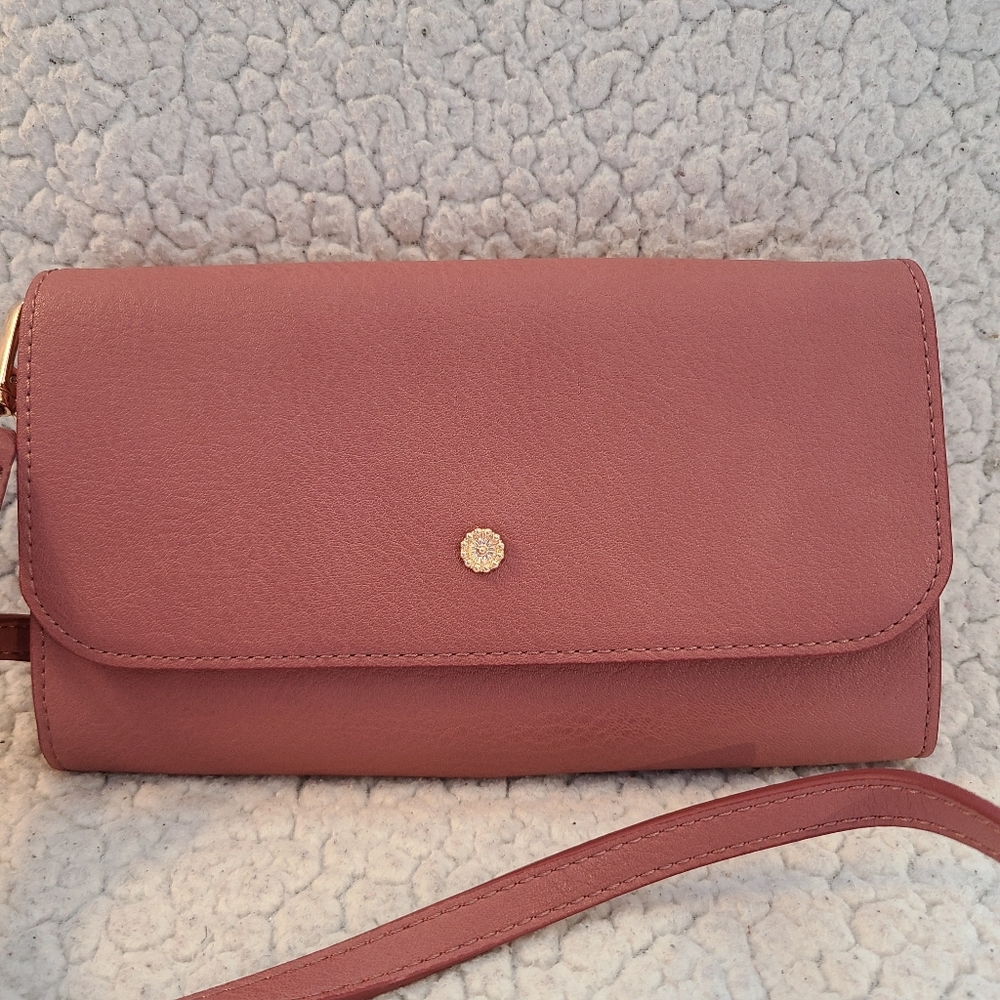 LC Lauren Conrad - NWOT - dark pink crossbody/clutch